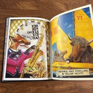 Animalia Graeme Base Hardcover 1993 Alphabet Book Harry N Abrams AtoZ Homeschool